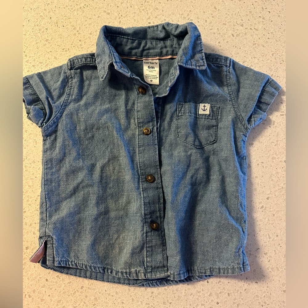 Girls Denim Top
